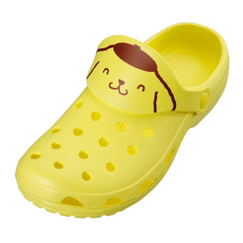 SA-00282N01 Pompom Purin Adult sandals 1 color (Yellow)-L size